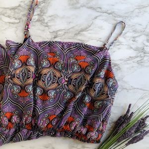 Cute Paisley Printed Longer Romper